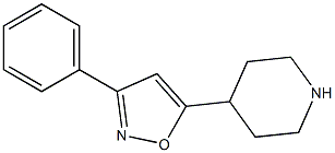 4-(3-PHENYLISOXAZOL-5-YL)PIPERIDINE Struktur