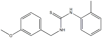 N-(3-methoxybenzyl)-N'-(2-methylphenyl)thiourea Struktur