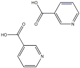 Pyridine-3-carboxylic acid(Nicotinic acid) Struktur