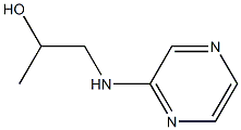 1-(2-pyrazinylamino)-2-propanol Struktur