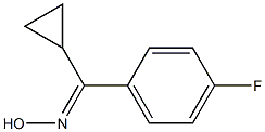 cyclopropyl(4-fluorophenyl)methanone oxime Struktur