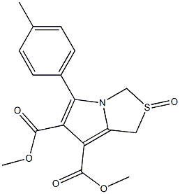 dimethyl 5-(4-methylphenyl)-2-oxo-2,3-dihydro-1H-2lambda~4~-pyrrolo[1,2-c][1,3]thiazole-6,7-dicarboxylate Struktur