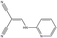 2-[(2-pyridylamino)methylidene]malononitrile Struktur