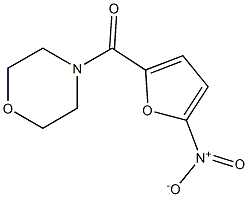 morpholino(5-nitro-2-furyl)methanone Struktur