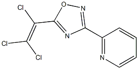 3-(2-pyridyl)-5-(1,2,2-trichlorovinyl)-1,2,4-oxadiazole Struktur