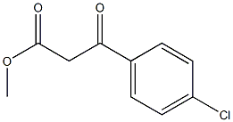 methyl 3-(4-chlorophenyl)-3-oxopropanoate Struktur