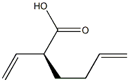 (S)-2-vinylhex-5-enoic acid Struktur