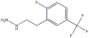 1-(2-fluoro-5-(trifluoromethyl)phenethyl)hydrazine Struktur