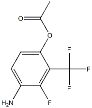 1-(4-Amino-3-fluoro-2-trifluoromethyl-phenyl)-acetic acid Struktur