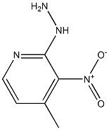 1-(4-methyl-3-nitropyridin-2-yl)hydrazine Struktur