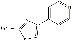 4-(Pyridin-4-yl)thiazol-2-amine Struktur