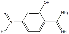 N-(4-carbamimidoyl-3-hydroxyphenyl)-N-oxohydroxylammonium Struktur