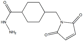 4-N-Maleimidomethylcyclohexane-1-carboxylhydrazide Struktur