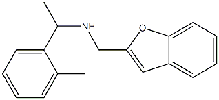 (1-benzofuran-2-ylmethyl)[1-(2-methylphenyl)ethyl]amine Struktur