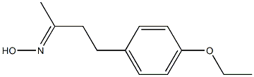 (2E)-4-(4-ethoxyphenyl)butan-2-one oxime Struktur