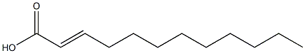 (2E)-dodec-2-enoic acid Struktur