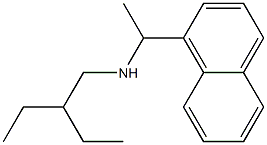 (2-ethylbutyl)[1-(naphthalen-1-yl)ethyl]amine Struktur