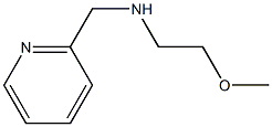 (2-methoxyethyl)(pyridin-2-ylmethyl)amine Struktur