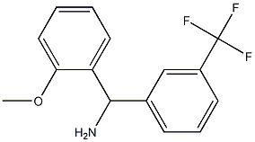 (2-methoxyphenyl)[3-(trifluoromethyl)phenyl]methanamine Struktur