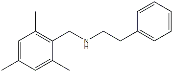 (2-phenylethyl)[(2,4,6-trimethylphenyl)methyl]amine Struktur