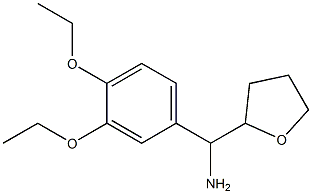 (3,4-diethoxyphenyl)(oxolan-2-yl)methanamine Struktur