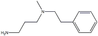 (3-aminopropyl)(methyl)(2-phenylethyl)amine Struktur