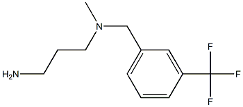 (3-aminopropyl)(methyl){[3-(trifluoromethyl)phenyl]methyl}amine Struktur