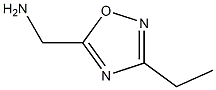 (3-ethyl-1,2,4-oxadiazol-5-yl)methanamine Struktur