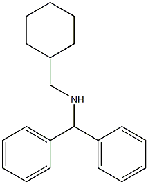 (cyclohexylmethyl)(diphenylmethyl)amine Struktur