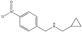 (cyclopropylmethyl)[(4-nitrophenyl)methyl]amine Struktur