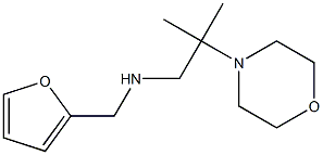 (furan-2-ylmethyl)[2-methyl-2-(morpholin-4-yl)propyl]amine Struktur