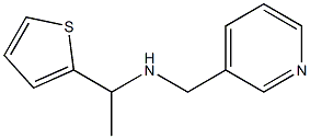 (pyridin-3-ylmethyl)[1-(thiophen-2-yl)ethyl]amine Struktur