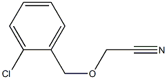 [(2-chlorobenzyl)oxy]acetonitrile Struktur