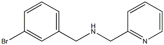 [(3-bromophenyl)methyl](pyridin-2-ylmethyl)amine Struktur