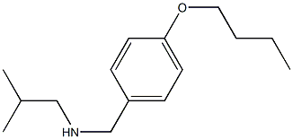 [(4-butoxyphenyl)methyl](2-methylpropyl)amine Struktur