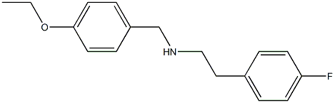 [(4-ethoxyphenyl)methyl][2-(4-fluorophenyl)ethyl]amine Struktur