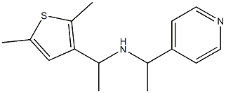 [1-(2,5-dimethylthiophen-3-yl)ethyl][1-(pyridin-4-yl)ethyl]amine Struktur