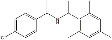 [1-(4-chlorophenyl)ethyl][1-(2,4,6-trimethylphenyl)ethyl]amine Struktur