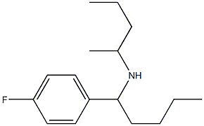 [1-(4-fluorophenyl)pentyl](pentan-2-yl)amine Struktur