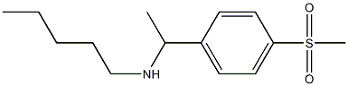 [1-(4-methanesulfonylphenyl)ethyl](pentyl)amine Struktur