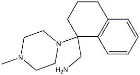 [1-(4-methylpiperazin-1-yl)-1,2,3,4-tetrahydronaphthalen-1-yl]methylamine Struktur