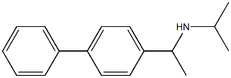 [1-(4-phenylphenyl)ethyl](propan-2-yl)amine Struktur