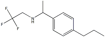 [1-(4-propylphenyl)ethyl](2,2,2-trifluoroethyl)amine Struktur