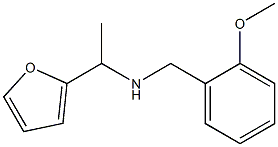 [1-(furan-2-yl)ethyl][(2-methoxyphenyl)methyl]amine Struktur