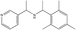 [1-(pyridin-3-yl)ethyl][1-(2,4,6-trimethylphenyl)ethyl]amine Struktur