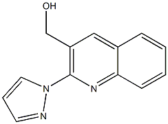 [2-(1H-pyrazol-1-yl)quinolin-3-yl]methanol Struktur