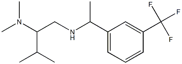 [2-(dimethylamino)-3-methylbutyl]({1-[3-(trifluoromethyl)phenyl]ethyl})amine Struktur