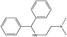 [2-(dimethylamino)ethyl](diphenylmethyl)amine Struktur