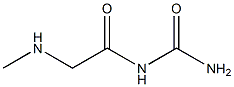 [2-(methylamino)acetyl]urea Struktur