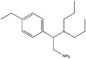 [2-amino-1-(4-ethylphenyl)ethyl]dipropylamine Struktur